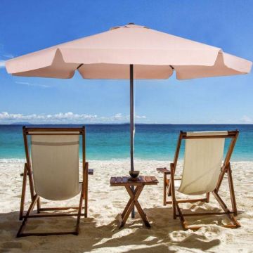 Patio umbrella, 6 iron ribs, Ø 300 × 240 cm