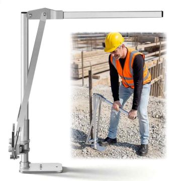 T-mallisten aitapylväiden irrotin VEVOR BY-FPE-05, 90 mm puristusleveys, 500 × 230 × 740 mm