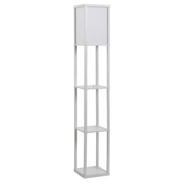 Lattiavalaisin Aosom 833-623V90WT, 3 hyllyä, 26 × 160 × 26 cm