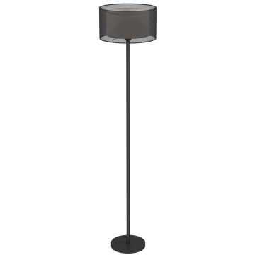 Lattiavalaisin, kaksoisvarjostimella, mustavalkoinen, Ø 33 × 152,5 cm