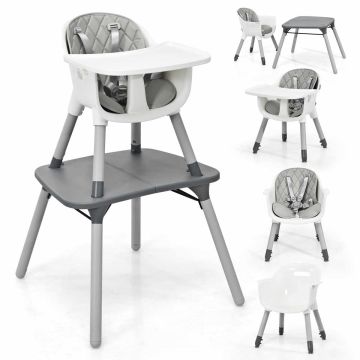 Transformable high chair, 5 in 1, Grey/sand, 59 × 61 × 93 cm