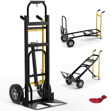 Transformable handcart, 3 in 1, 22.5 × 51.5 × 21 inches