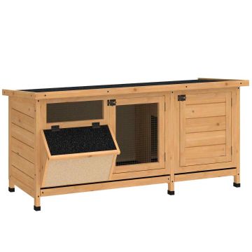 Kaninhäkki, 3 ovea, 112 × 54 × 50 cm