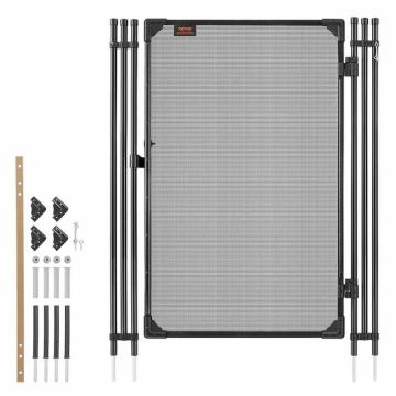 Aita-aitaportti VEVOR NLPFRG1, Musta, 120 × 75 cm