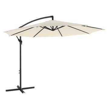 Kantilevarjo Ø 300 cm, beige