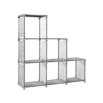 Полка на 6 кубов, серая LSN063G12