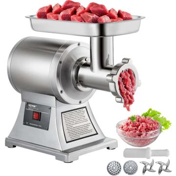 Ammattimainen ruostumattomasta teräksestä valmistettu lihamyllyn terä, 8500 W, 204,1 kg, makkaran täyttämiseen