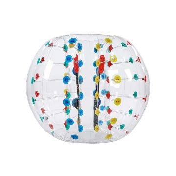Ilmatäytteiset puskuripallot, 1,5 m, PVC, monivärinen, ulkopeleihin