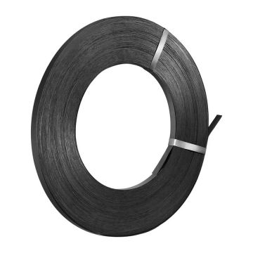 Teräksinen vannerulla, 19 mm x 0,55 mm x 500 m, repäisyluja