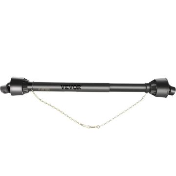 Kardaaniakseli 1-3/8" 6-urainen, 1-1,4 m musta raivaussahoille