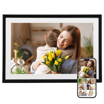Цифровая фоторамка 10 дюймов, 32 ГБ, IPS-экран, Wi-Fi