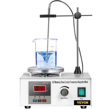 Laboratoriomagneettisekoitin kuumalevyllä, 1000 ml, 300 W