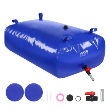 330 litran sininen PVC-kokoontaitettava vesisäiliö matkailuautoille ja -leirintäalueille