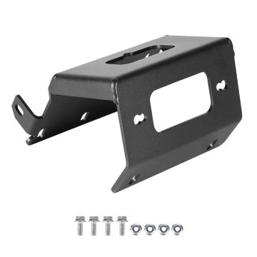 Кронштейн для лебедки на фаркоп Honda Foreman/Rancher Rubicon, 907–1633 кг, стальной, черный.
