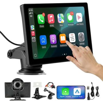 Беспроводная автомобильная стереосистема с сенсорным экраном, CarPlay, GPS.