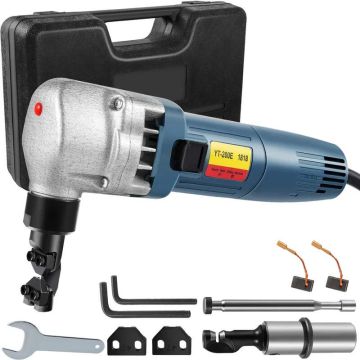 Sähkökäyttöiset metallileikkurit 380 W, 1800 rpm, vaihdettavilla terillä