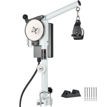 Köydenvetovinssi, 12 V, 1200 W, 90 kg, 360° kierto, korroosionkestävä