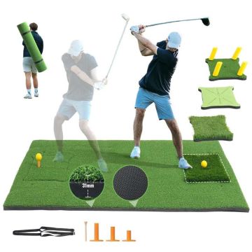 4-in-1 tekonurmimatto golfille, 1,5x1,2 metriä, 4 vaihdettavaa sisäosaa
