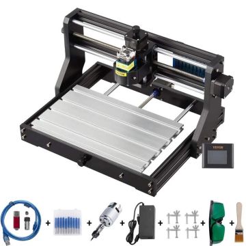 CNC 3018 pro 2500MW laserkaiverrus- ja jyrsinkone, 300×180×40 mm