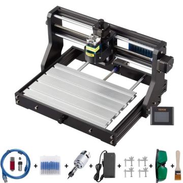 CNC 3018 pro 500mw laserkaiverruskone, 300×180×45 mm, 3 akselia, GRBL-ohjaus