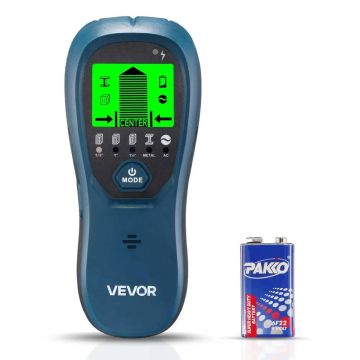 Seinäskanneri 5 in 1 LCD-näytöllä, sininen, elektroninen