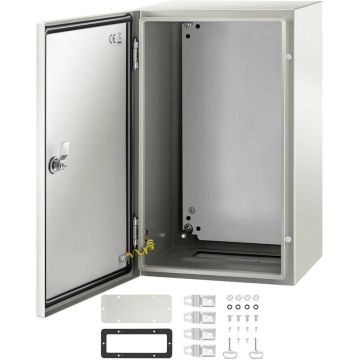 Стальная электромонтажная коробка NEMA 4X, 50,8x30,5x25,4 см, степень защиты IP66, для наружного/внутреннего применения.