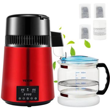 Vedentislaaja 1 l/h ajastimella, 4 litran lasikannu, 750 W