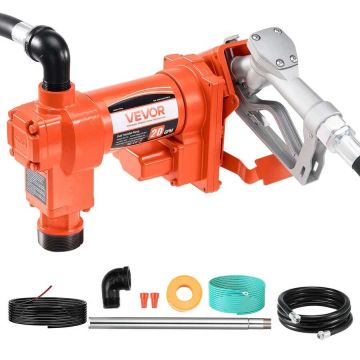 12 V polttoaineensiirtopumppu 76 l/min diesel bensiini