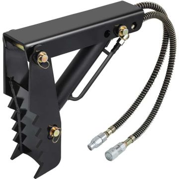 Hydraulinen kaivinkoneen peukalo, 45,72 cm, musta teräs