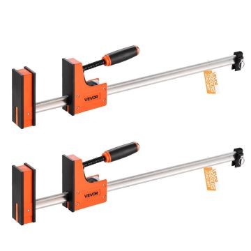F-muotoiset puristimet puuntyöstöön, 91,4 cm, 2 kpl, oranssi