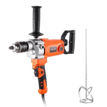 Sähkökäyttöinen porakone/sekoitin 15,89 mm, D-kahva, 0-750 rpm