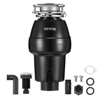 Jätteen silppuri 1/2 hv, 3820 rpm, 3 ruuvia