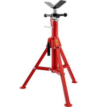 V-muotoinen kokoontaitettava hiiliteräksinen putkiteline, 71–132 cm, kantavuus 1133 kg
