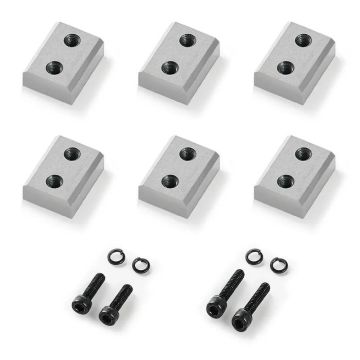 Vaihtoterät kaksipuolisille CR12MOV-raudoitusteräkselle, 6 kpl, 3/4" (20 mm)