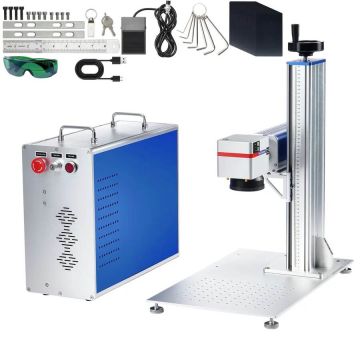 Kuitulaserkaiverruskone, 30 W, työalue 5,9 x 5,9 tuumaa