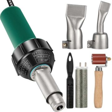 Muovinhitsauskone, 1600 W, 220 V, 4 kpl PVC-hitsauspistoolia, säädettävä lämpötila 40-600 ℃