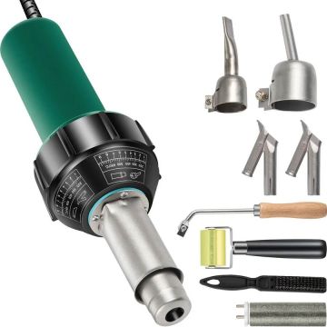 Muovinhitsauskone, 1600 W, 220 V, 8-osainen sarja