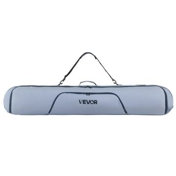 Мягкий чехол для сноуборда длиной до 165 см, водонепроницаемая ткань оксфорд, серый.