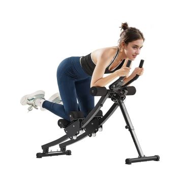 Тренажер для пресса AB Folding Abdominal Press Machine для домашнего использования, грузоподъемность 440 фунтов.
