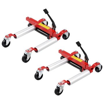 Hydraulinen autonkuljetuskärry 360° pyörillä, 750 kg, 2-osainen sarja