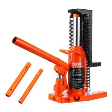 Hydraulinen tunkki 2,5–5 t sormilla, 0,8–5,3 tuumaa korkea