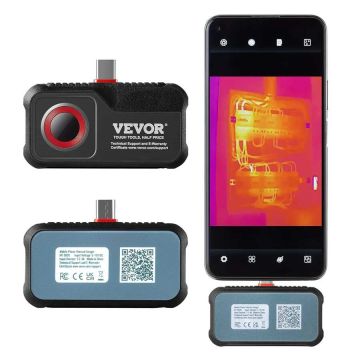 Lämpökamera Androidille, 256x192 IR, 25 Hz, IP54