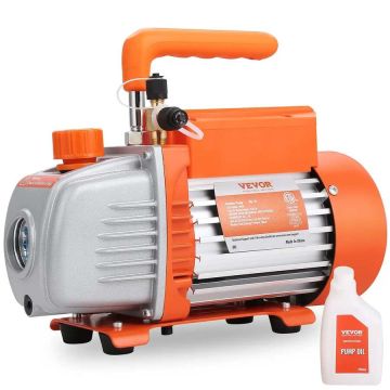 1/5 hv:n tyhjiöpumppu, 3,5 CFM, 220–240 V, LVI-korjauksiin