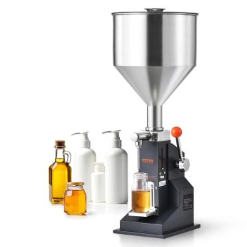 Manuaalinen ruostumattomasta teräksestä valmistettu nestetäyttökone, 5-100ml