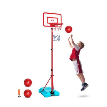 Lasten kannettava koripallokori, säädettävä korkeus, 3-8 m