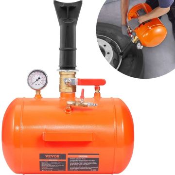 Renkaanpalkeiden puhdistus- ja kiristystyökalu painemittarilla, 19 l, 85-116 PSI
