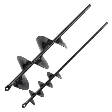2 istutusporanterän sarja, spiraalimainen puutarhapora 3/8"