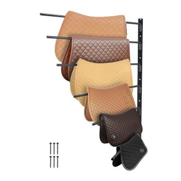Настенная складная подставка для конского седла, 30,9 x 29,9 x 5,5 дюймов.