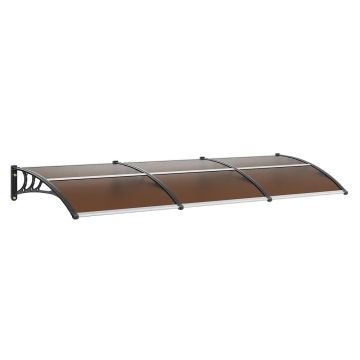 Markiisi ikkunoille ja oville 40x120 cm, UPF 50+, polykarbonaattia, onttoa peltiä