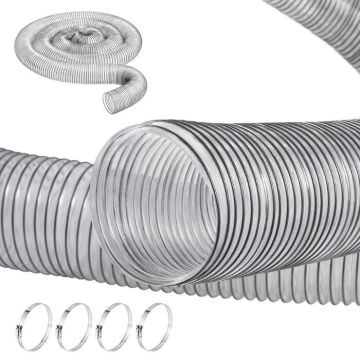 Pölynkeräysletku, 10,2 cm x 609,6 cm, PVC, kirkas, joustava